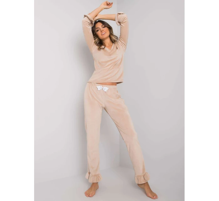 Pyžamo RV PI 7394.23X béžová