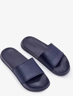 Pánske ľahké penové papuče Big Star - tmavomodré