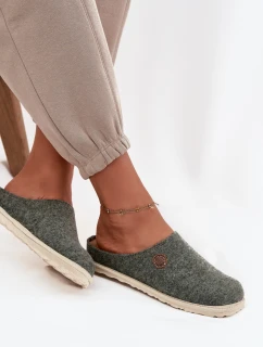 Dámske domáce papuče Inblu - zelené