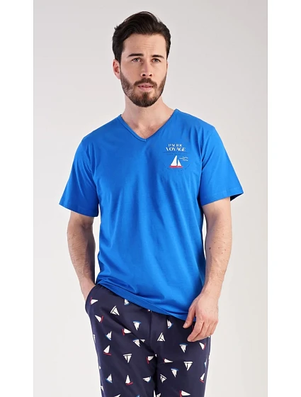Pánské pyžamo dlouhé model 22407995 - Vienetta MAN Pánské pyžamo dlouhé model 22407995 - Vienetta MAN