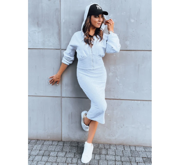 Dámská tepláková souprava šedá Dstreet model 21970736 - FashionStreet