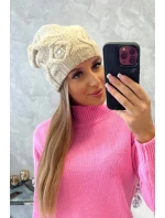 Dámska čiapka Ramona K383 svetlo béžová Dámska čiapka Ramona K383 svetlo béžová
