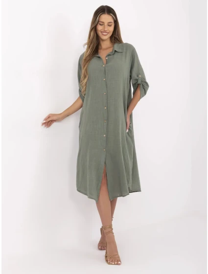 Sukienka TW SK BI model 21167963 khaki - FPrice Sukienka TW SK BI model 21167963 khaki - FPrice