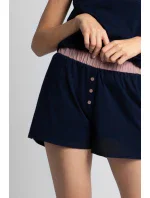 Dámské šortky na spaní modř model 18758567 - LaLupa Dámské šortky na spaní modř model 18758567 - LaLupa