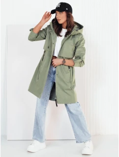 Dámská přechodná bunda parka zelená Dstreet model 21973540 - FashionStreet
