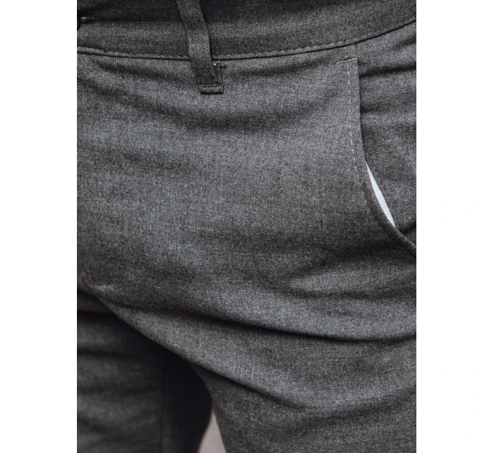 Pánské tmavě šedé chinos kalhoty Dstreet model 21977243 - FashionStreet