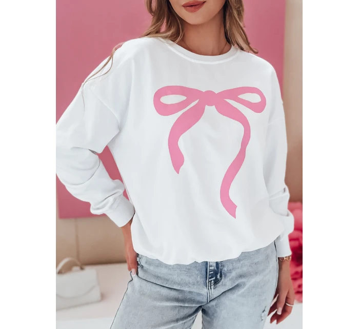 Dámská oversize mikina bílá Dstreet model 21985686 - FashionStreet