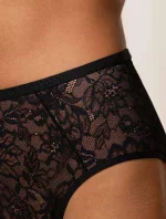 Nohavičky Amourette Charm Maxi01 čierne - Triumph