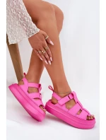 Dámské Sandály Na Platformě Fuchsie model 21696268 - Boto Dámské Sandály Na Platformě Fuchsie model 21696268 - Boto