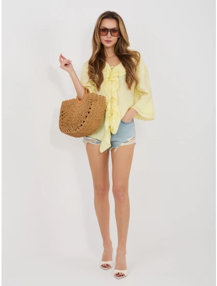 Koszula IT KS model 22031468 jasny żółty - FPrice