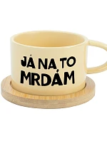 I'M DYING FOR IT - žltý pohár na makrónky 200 ml