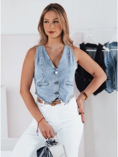 Dámská krátká džínová vesta Dstreet model 21983599 - FashionStreet