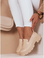 Dámske mokasíny na platforme TORINO beige FashionStreet ZY0777