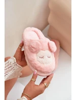 Ciepłe Futrzane Kapcie Damskie Różowe Jozelinetta Ciepłe Futrzane Kapcie Damskie Różowe Jozelinetta