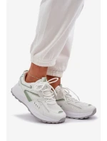 Buty Sportowe Damskie Big Star NN274A095 HI-POLY SYSTEM Biało-Zielone Buty Sportowe Damskie Big Star NN274A095 HI-POLY SYSTEM Biało-Zielone