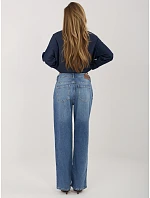 Spodnie model 22041103 ciemny niebieski - FPrice