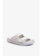 Ľahké pánske papuče s prackami Big Star White