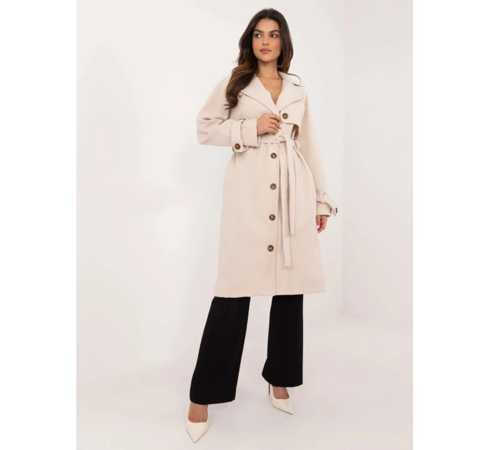 Dámsky kabát TW EN BI 2209.71P Light beige - FPrice