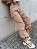 Dámské padákové kalhoty beige Dstreet model 21971086 - FashionStreet