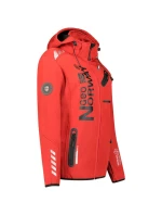 Geographical Norway Reine Red/Black LADY 007 Red (WU8187F/GNO-RED-BLACK)/WU8088 dámska softshellová bunda s kapucňou