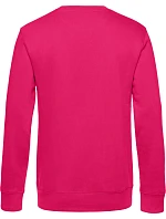 B&C KING Crew Neck_° Pánska mikina 01.U01K magenta ružová