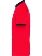 JN Pánské piqué polo se zipem 02. light red/black model 22538320 - Daiber JN Pánské piqué polo se zipem 02. light red/black model 22538320 - Daiber