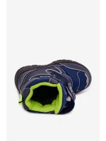 Ocieplane Dziecięce Śniegowce Trapery Big Star OO374049 Czarne Ocieplane Dziecięce Śniegowce Trapery Big Star OO374049 Czarne