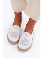 Dámské espadrilky model 22067174 Bílé - VINCEZA Dámské espadrilky model 22067174 Bílé - VINCEZA