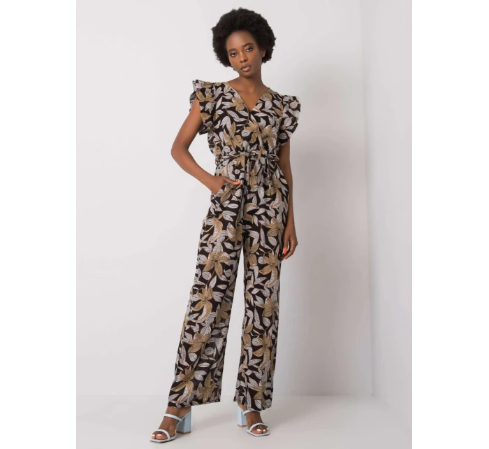 Kombinéza DHJ KO 13568.13P čierna a béžová