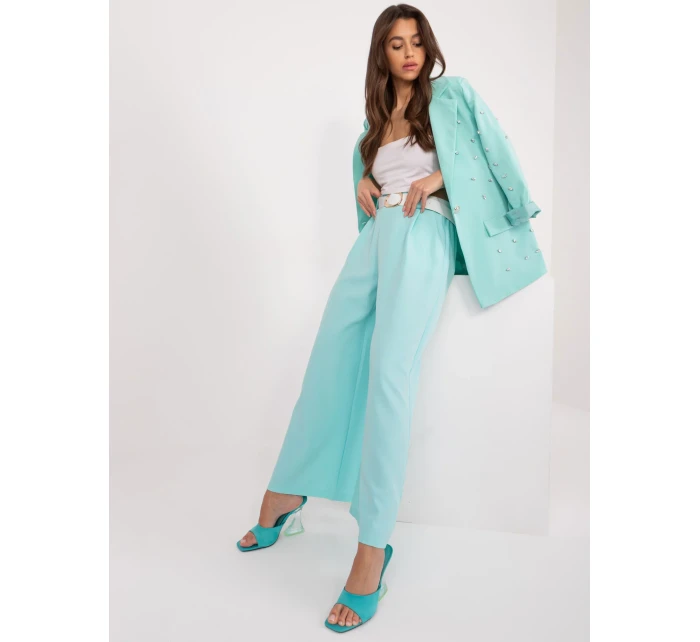 Spodnie DHJ SP model 19760102 mietowy - FPrice Spodnie DHJ SP model 19760102 mietowy - FPrice