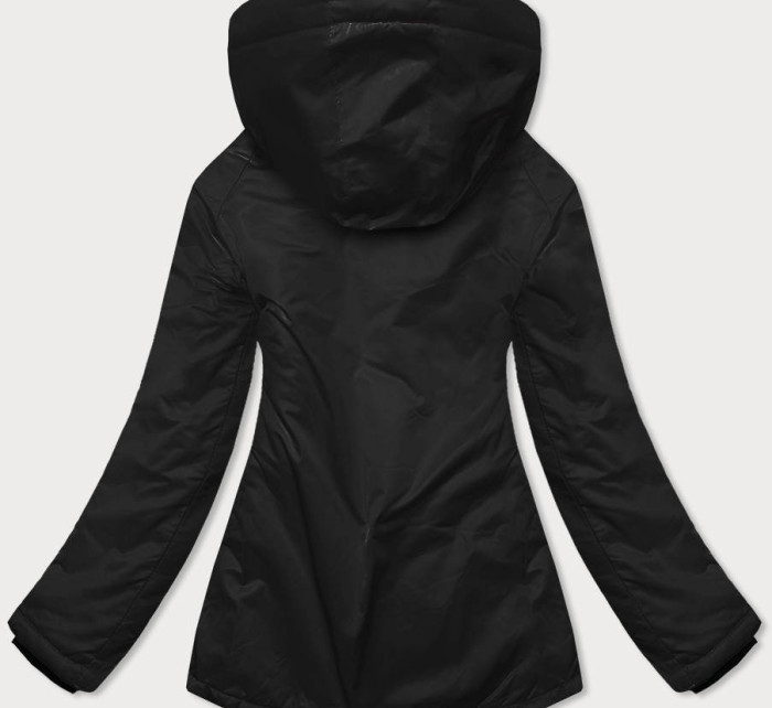 Čierna dámska zimná klokanie bunda (B2361)