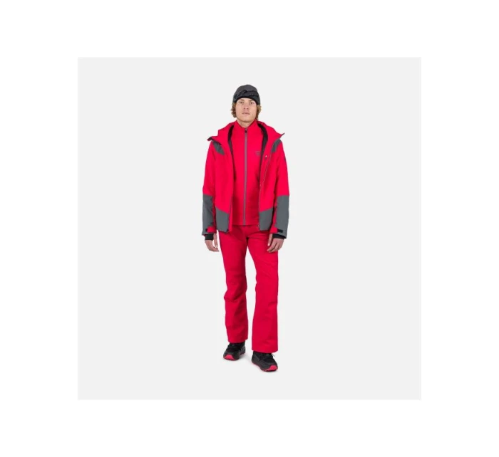 Rossignol Blackside Fleece Fz Mikina červená