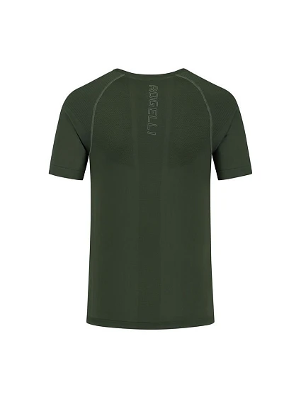 Rogelli koszulka do biegania ESSENTIAL zielona 2XL Rogelli koszulka do biegania ESSENTIAL zielona 2XL
