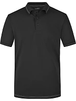 JN Pánské žerzejové elastické polo 02.0 black/white model 22487135 - Daiber JN Pánské žerzejové elastické polo 02.0 black/white model 22487135 - Daiber