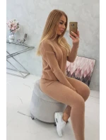 Dvoudílný model 18748187 set alpaka velbloudí - K-Fashion Dvoudílný model 18748187 set alpaka velbloudí - K-Fashion