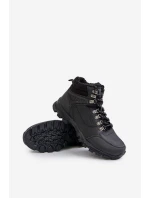 Ocieplane Buty Trekkingowe Męskie Czarne Loreinae