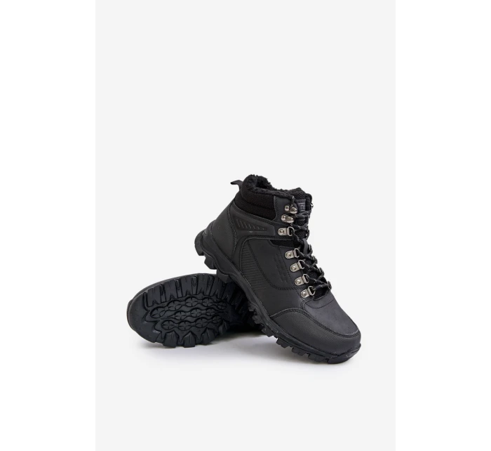 Ocieplane Buty Trekkingowe Męskie Czarne Loreinae