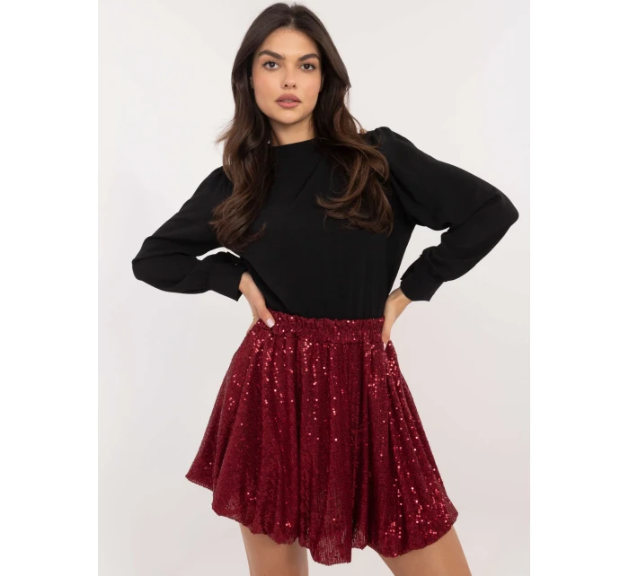 Sukňa MI SD 271360.74 bordová Sukňa MI SD 271360.74 bordová