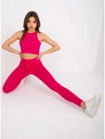 Dámské legíny LA LG model 20281129 Fuchsie - Rue Paris
