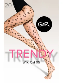 WILD model 21367504 05 Vzorované punčocháče - Gatta