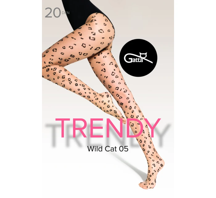 WILD model 21367504 05 Vzorované punčocháče - Gatta WILD model 21367504 05 Vzorované punčocháče - Gatta