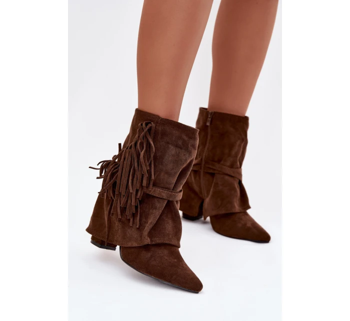 Topánky na podpätku model 221130 Step in style