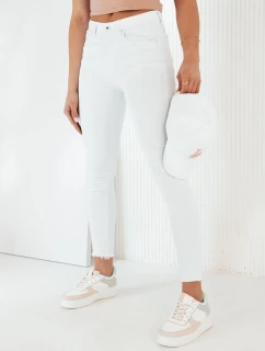 Dámske džínsové nohavice NAVILES white FashionStreet UY1987