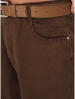 Dámske rifle mom fit hnedé Dstreet UY2844 Dámske rifle mom fit hnedé Dstreet UY2844