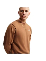 Pánská mikina Nike Club FT světle hnědá FN3888 270 Pánská mikina Nike Club FT světle hnědá FN3888 270