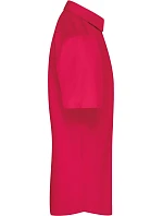 JN 680 Popelínová košile s krátkým rukávem model 22537782 red - Daiber JN 680 Popelínová košile s krátkým rukávem model 22537782 red - Daiber
