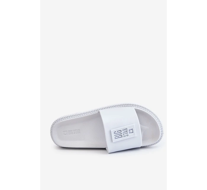 Dámské pantofle Big Star model 21609139 Bílé - Big Star Shoes Dámské pantofle Big Star model 21609139 Bílé - Big Star Shoes