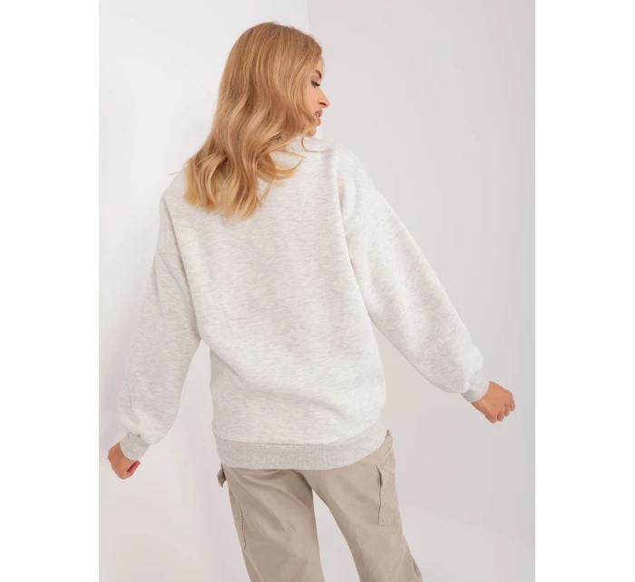 Mikina EM BL 617 9.11X svetlo šedá