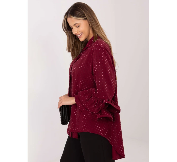 Košeľa IT KS 8381 1.64 bordová Košeľa IT KS 8381 1.64 bordová