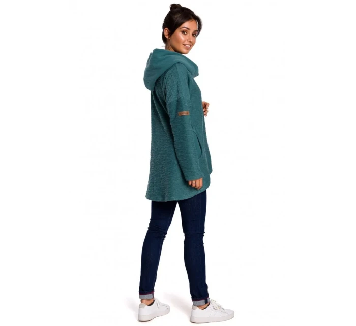 B131 Sveter s vysokým golierom - indigo B131 Sveter s vysokým golierom - indigo